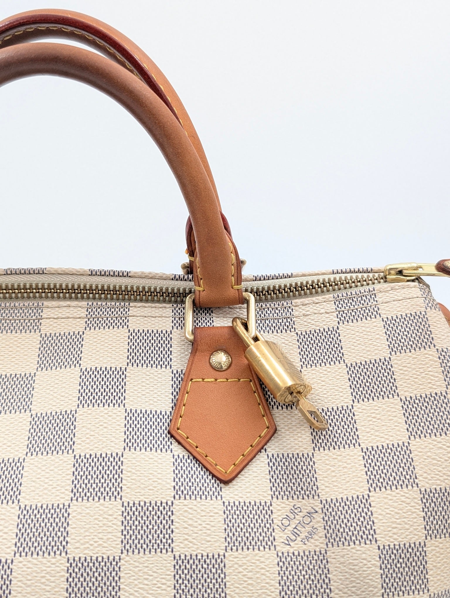 Louis Vuitton Speedy 30 tela Damier Azur