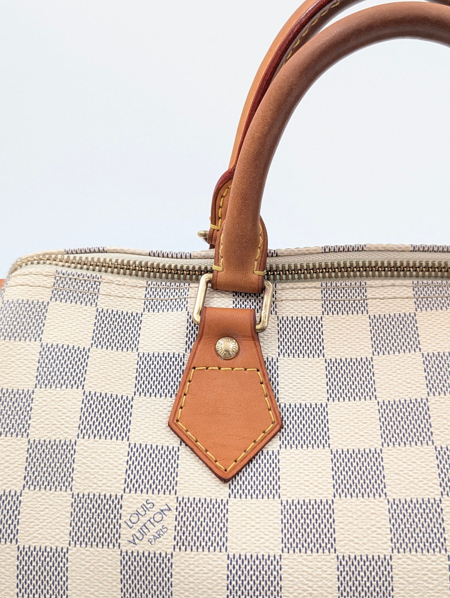 Louis Vuitton Speedy 30 tela Damier Azur