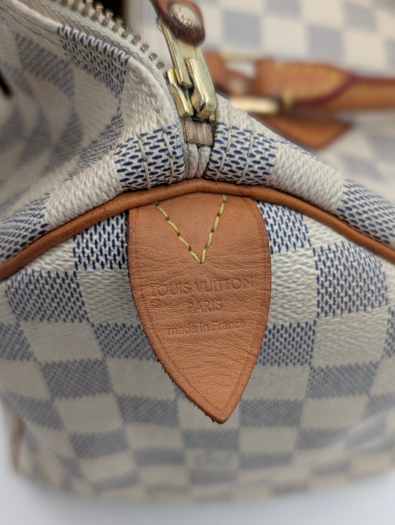 Louis Vuitton Speedy 30 tela Damier Azur