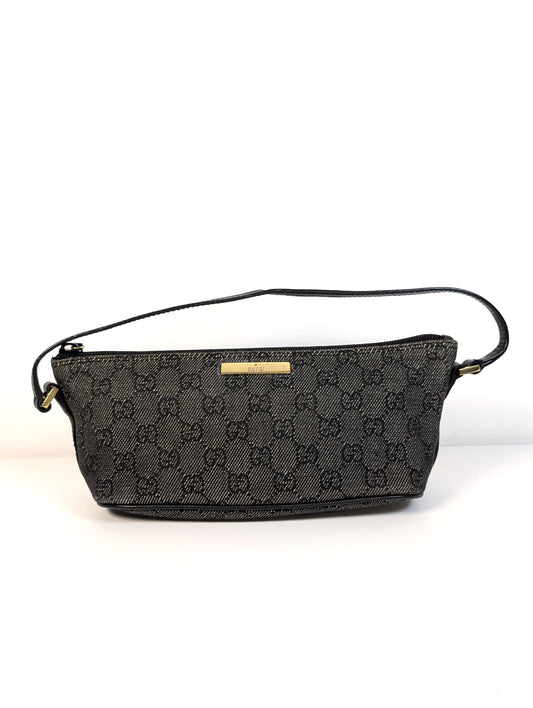 Gucci Boat clutch bag in dark grey