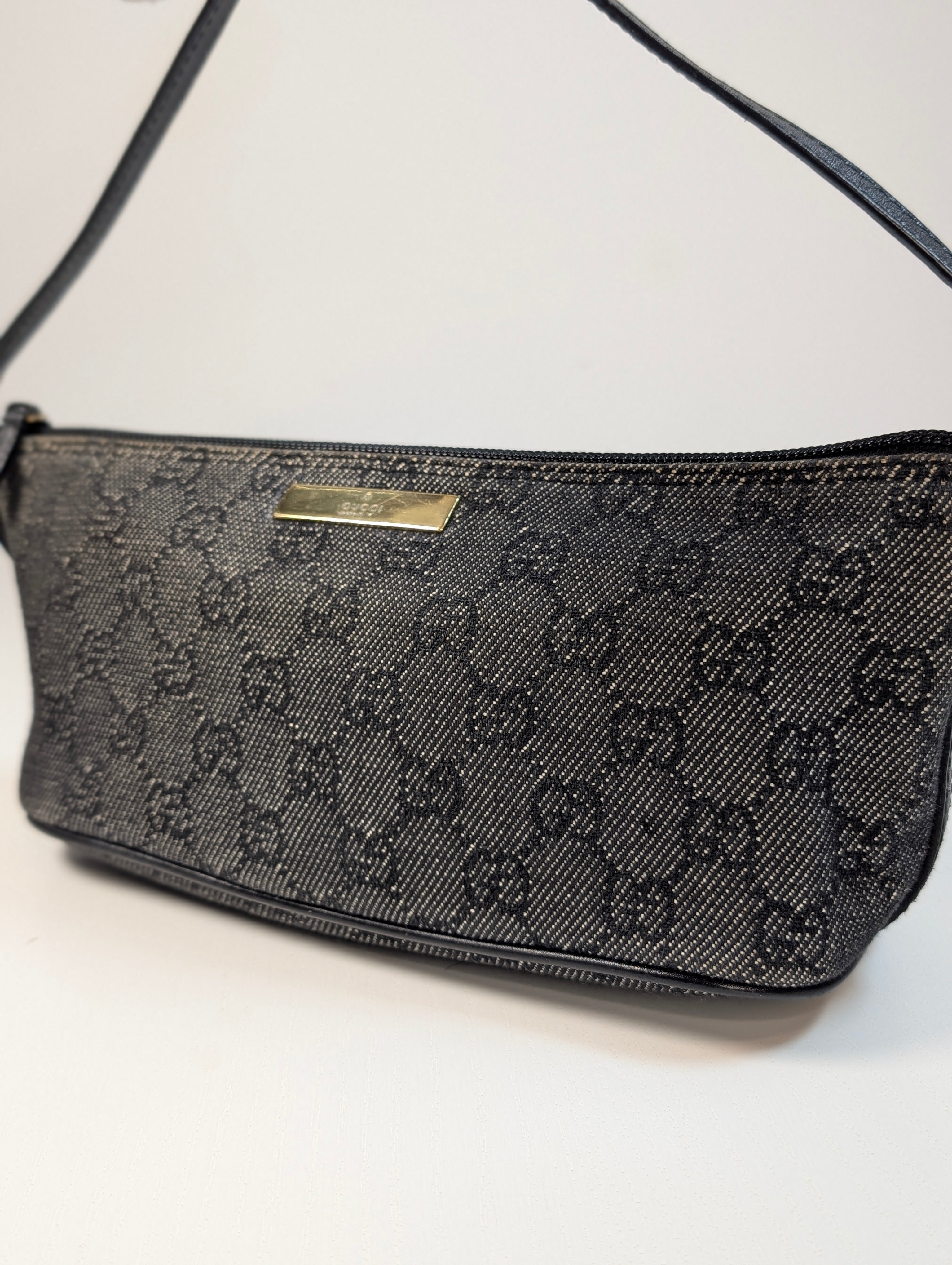 Gucci Boat pochette grigio scuro