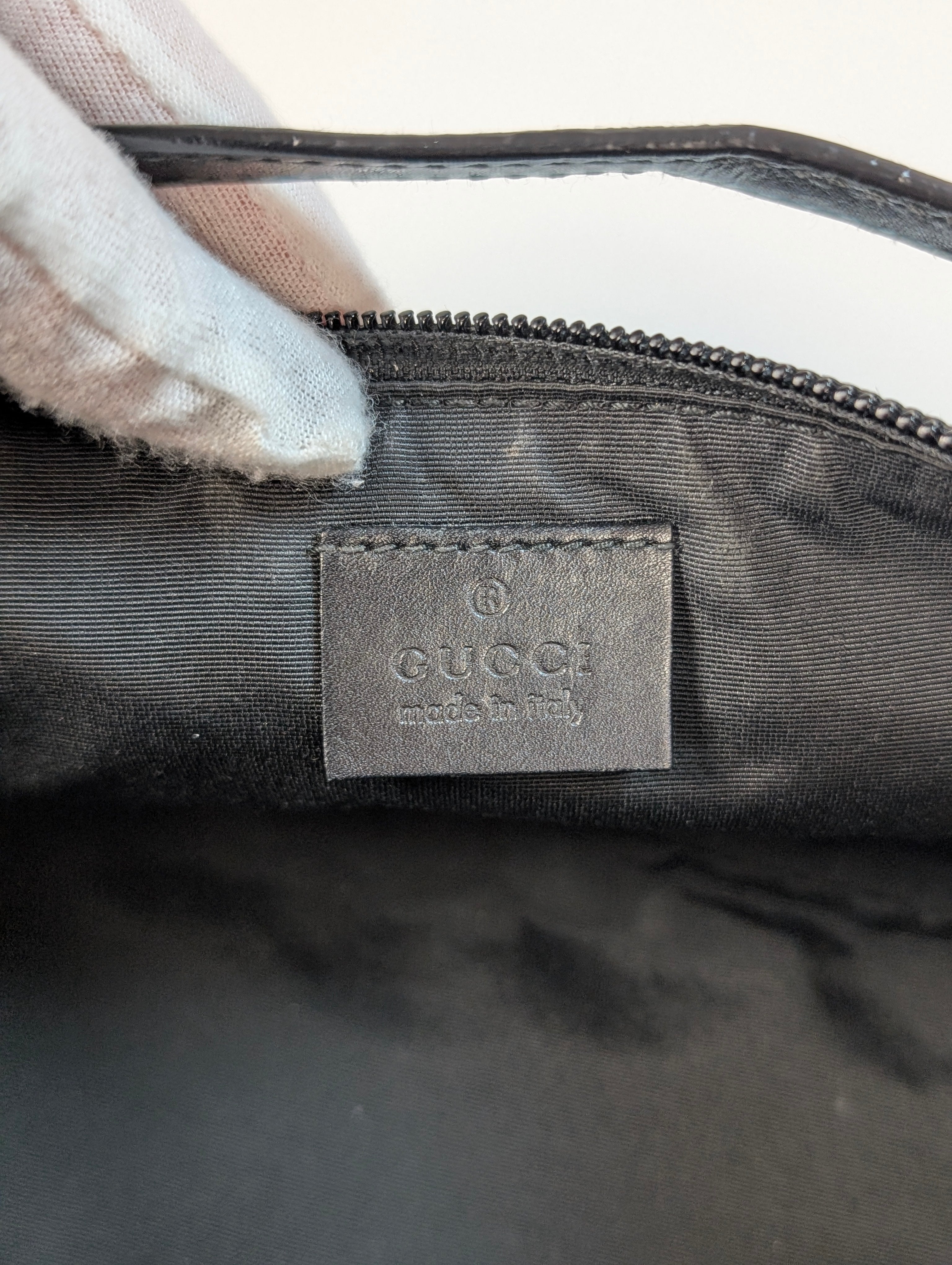 Gucci Boat pochette grigio scuro