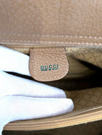 Gucci Bamboo tote camoscio beige