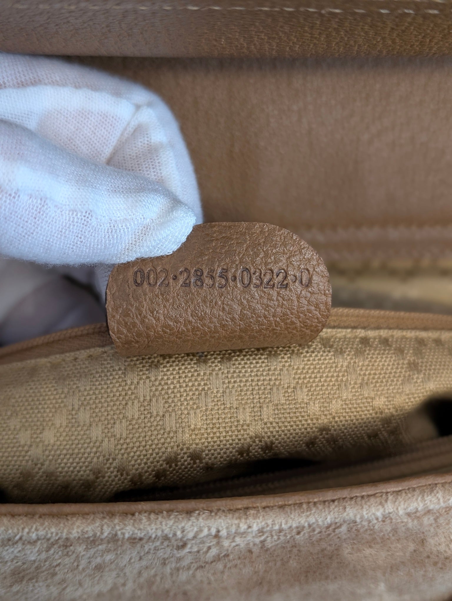 Gucci Bamboo tote camoscio beige