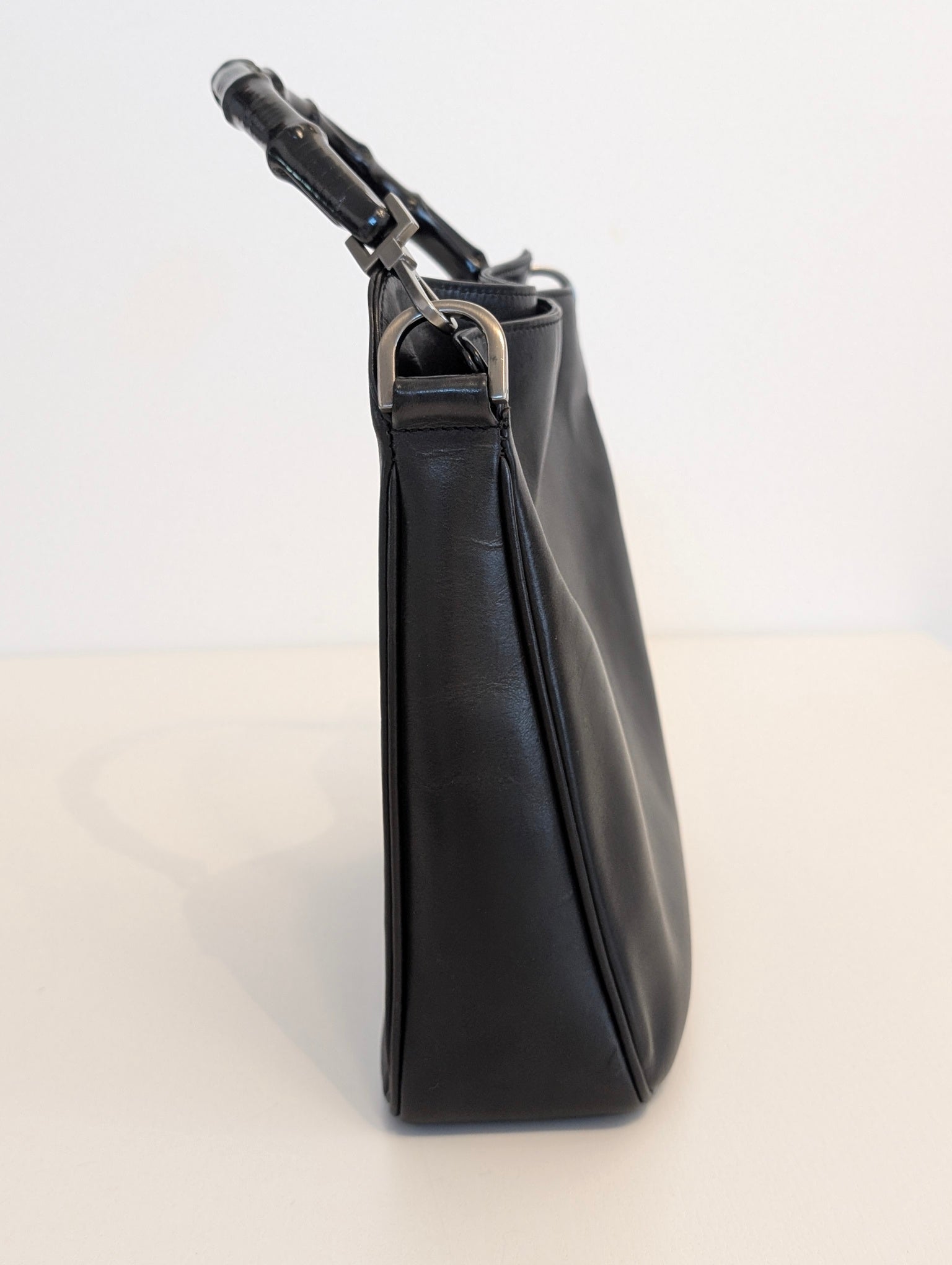 Gucci Bamboo vintage pelle nera