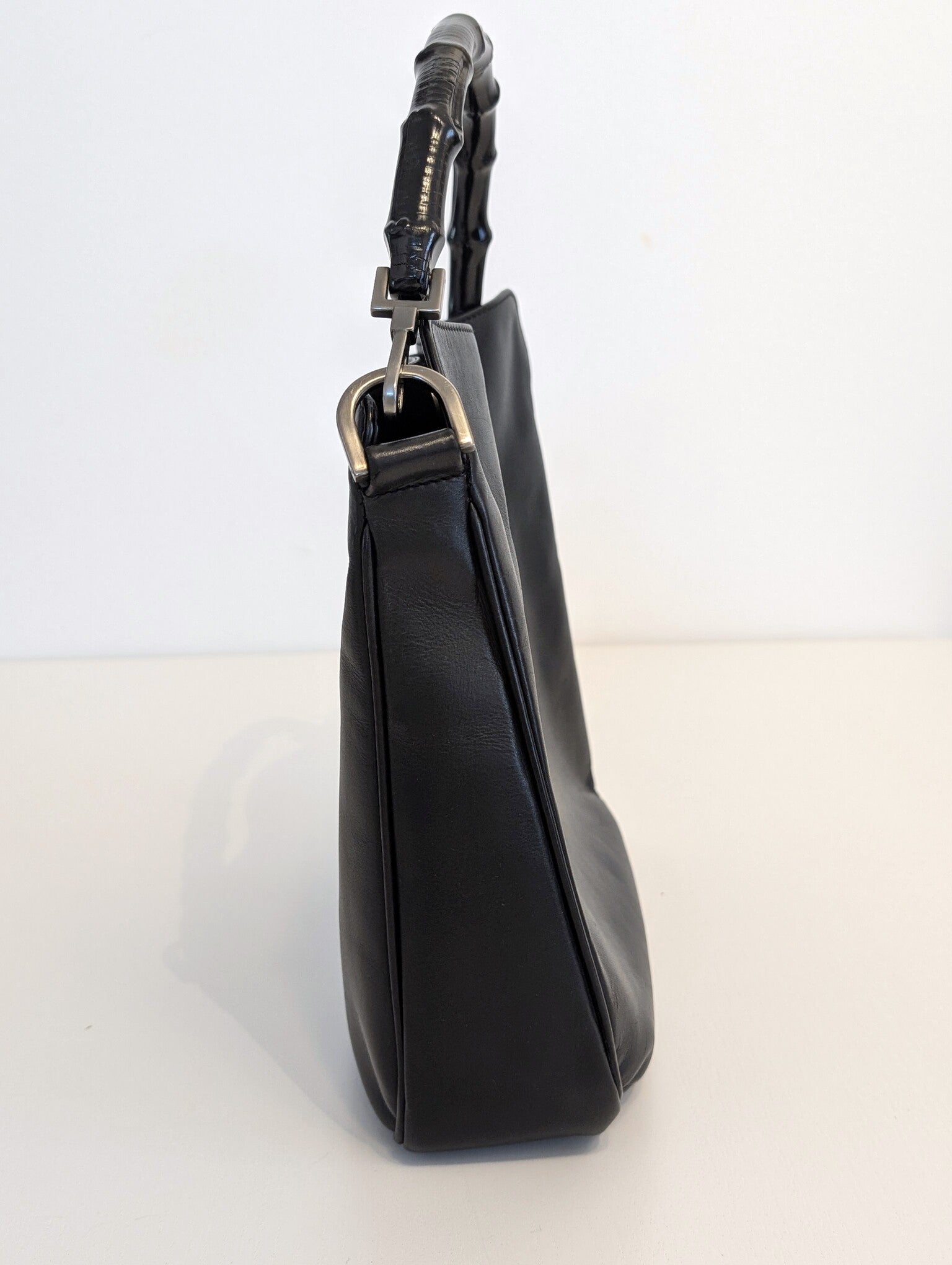 Gucci Bamboo vintage pelle nera