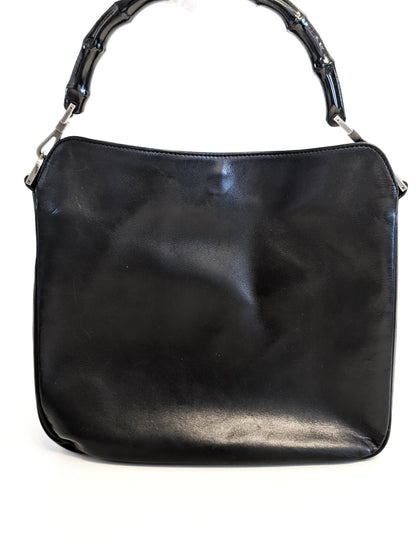 Gucci Bamboo vintage pelle nera