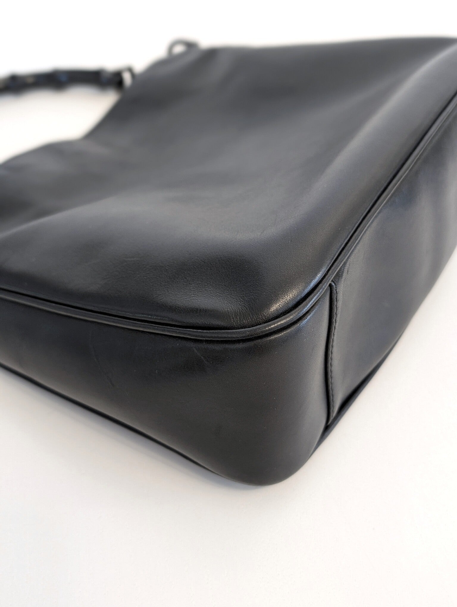 Gucci Bamboo vintage pelle nera