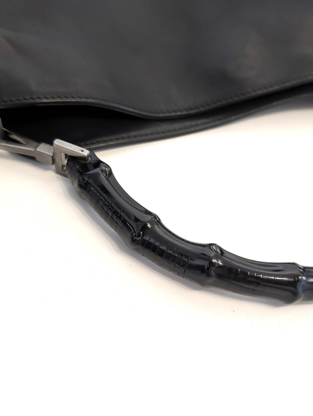 Gucci Bamboo vintage pelle nera