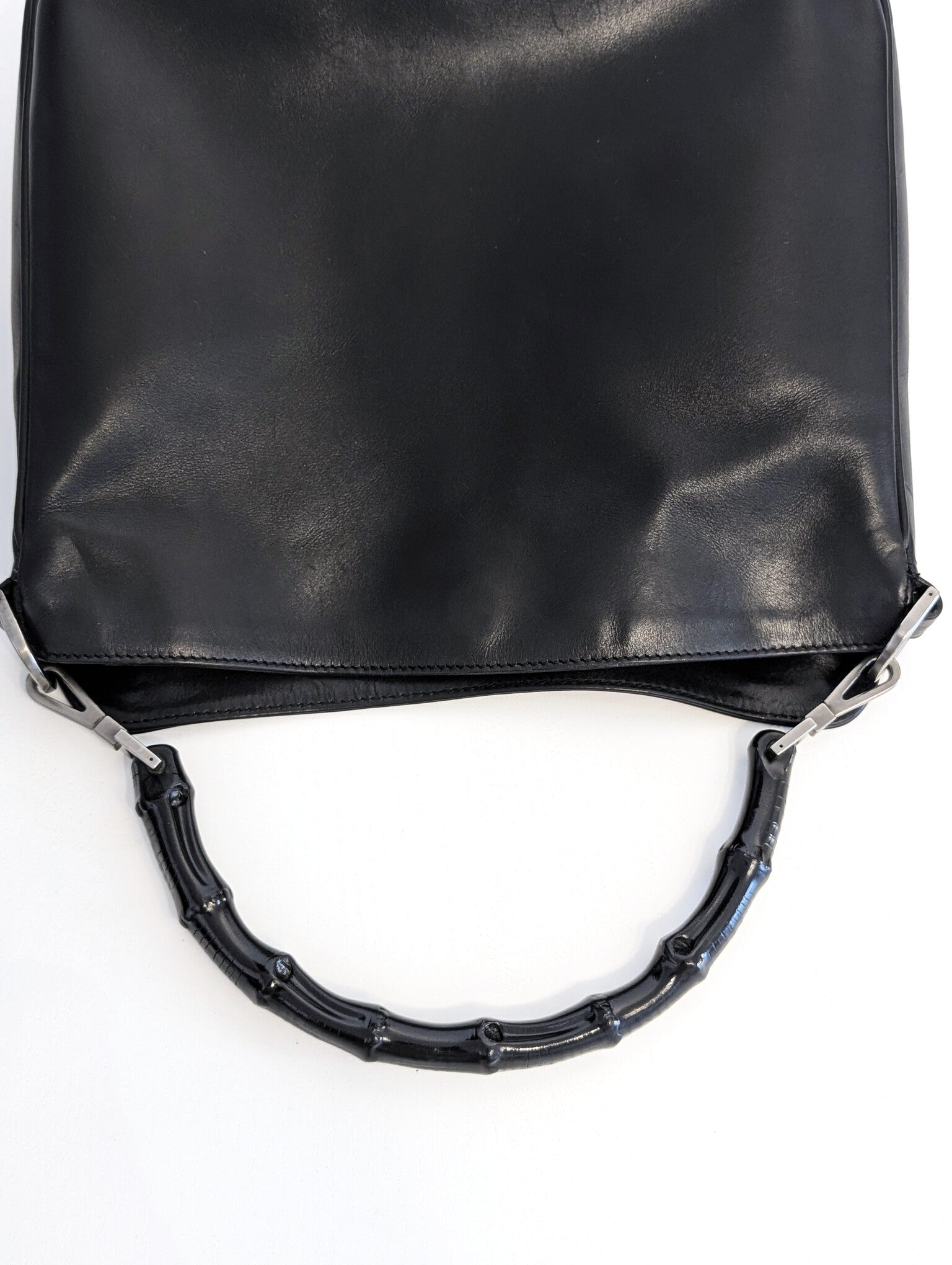 Gucci Bamboo vintage pelle nera