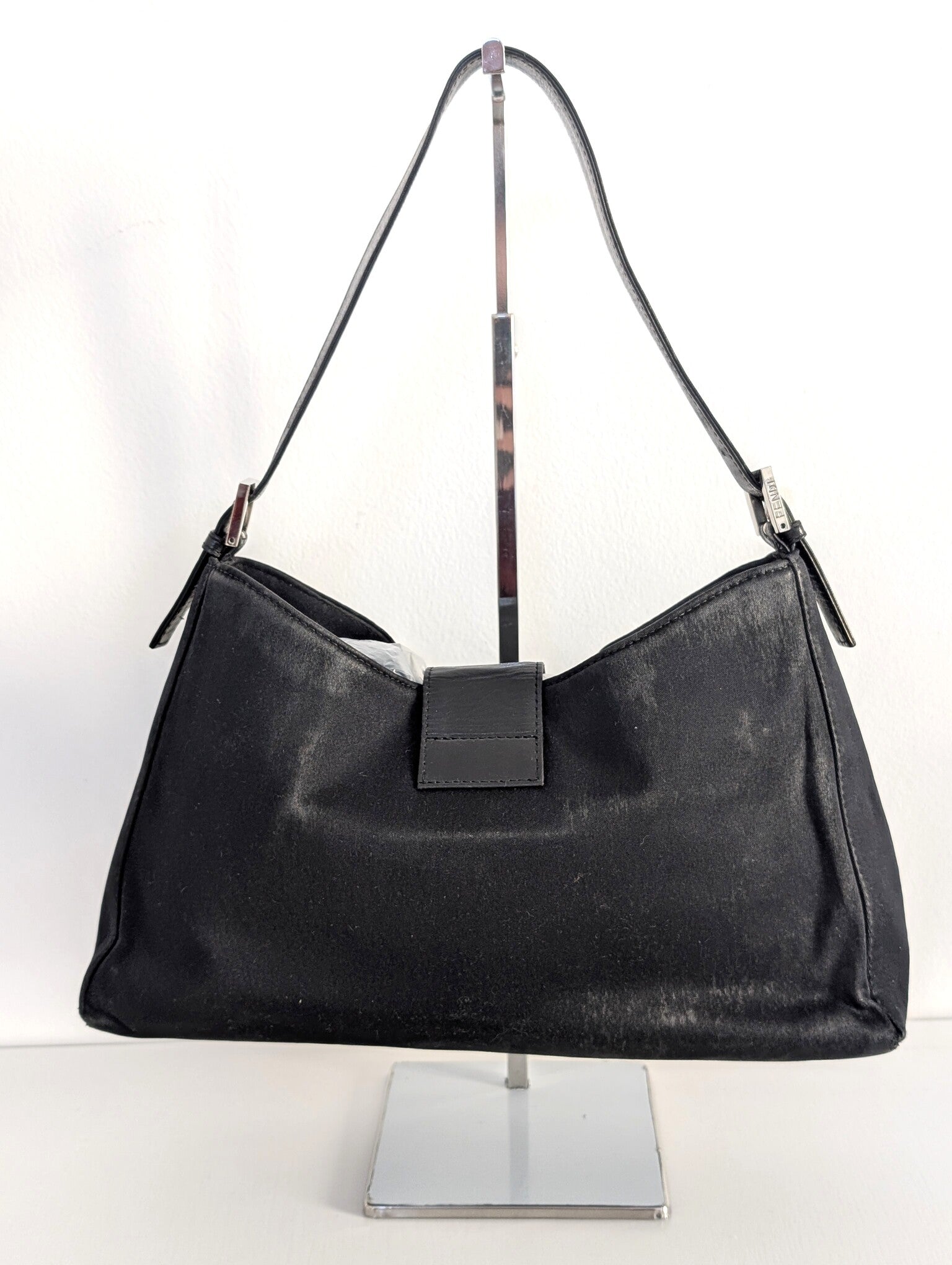 Fendi Baguette tela nera