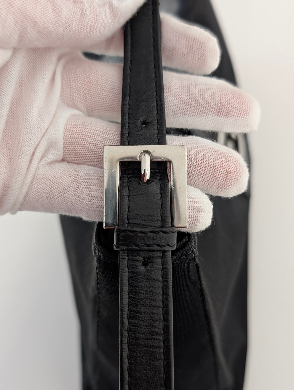 Fendi Baguette tela nera