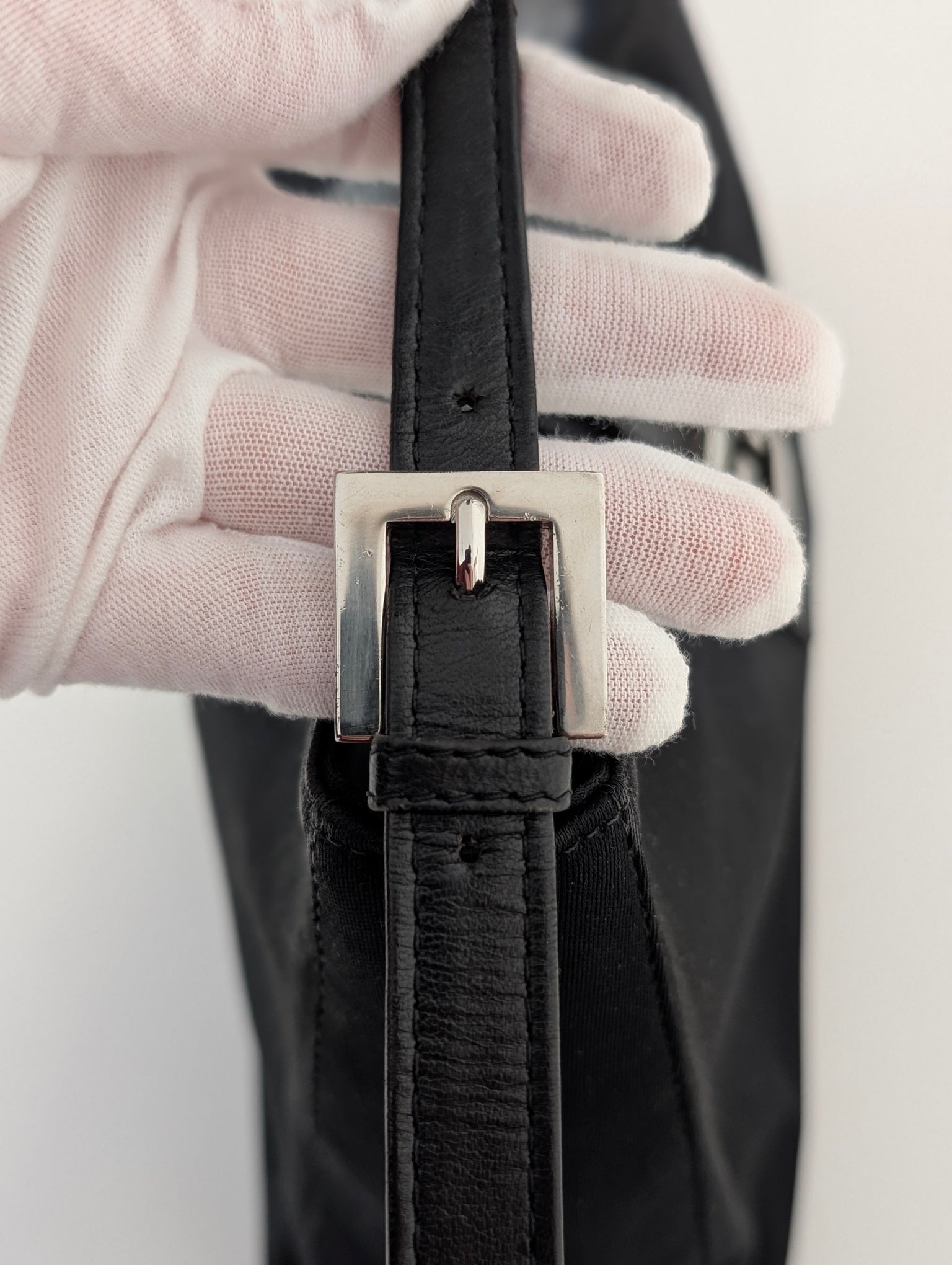 Fendi Baguette tela nera