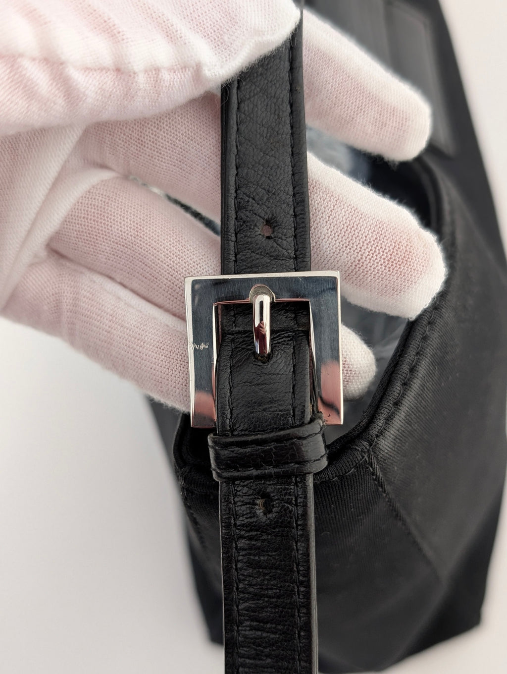 Fendi Baguette tela nera