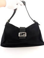 Fendi Baguette tela nera
