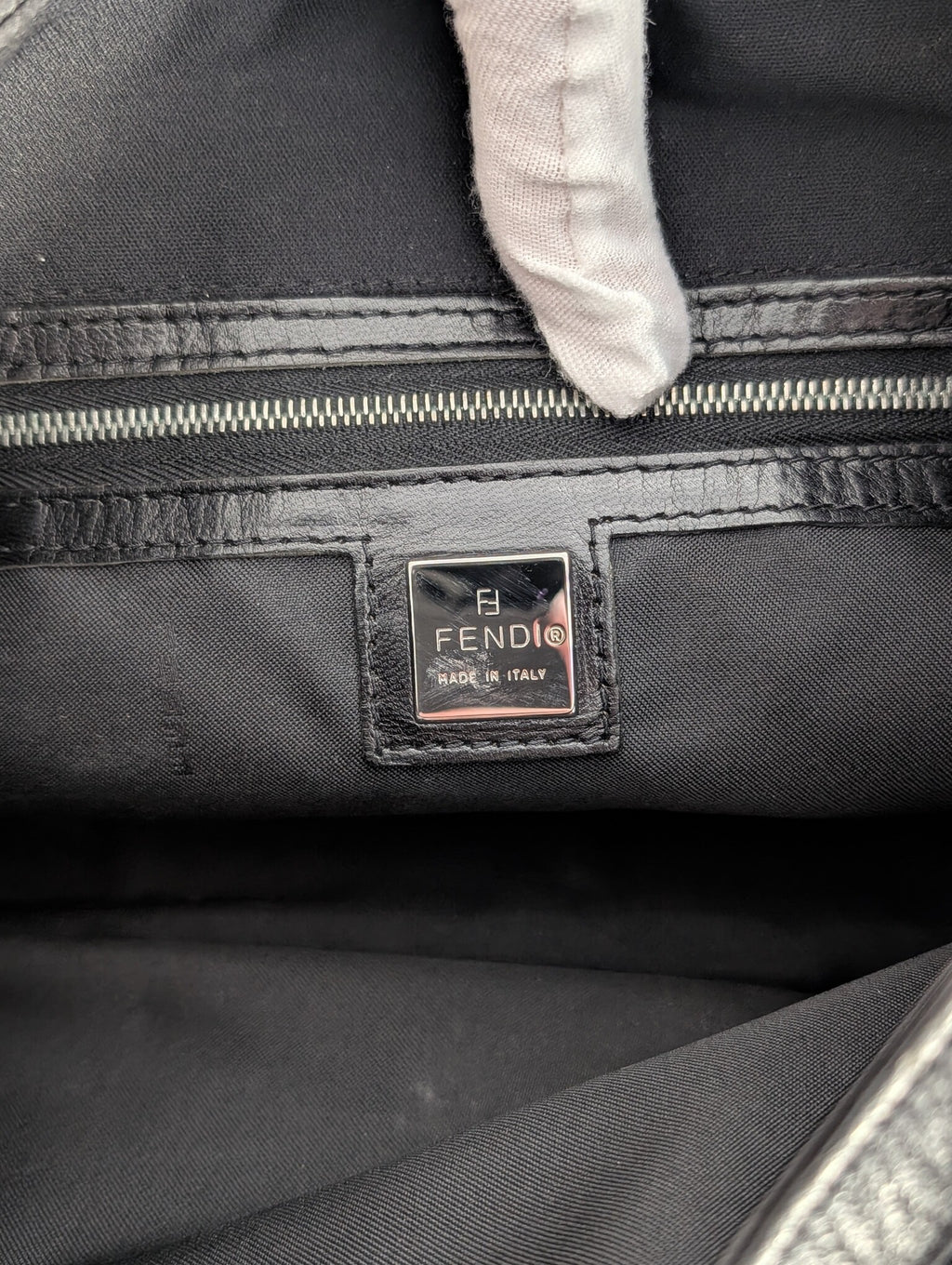 Fendi Baguette tela nera
