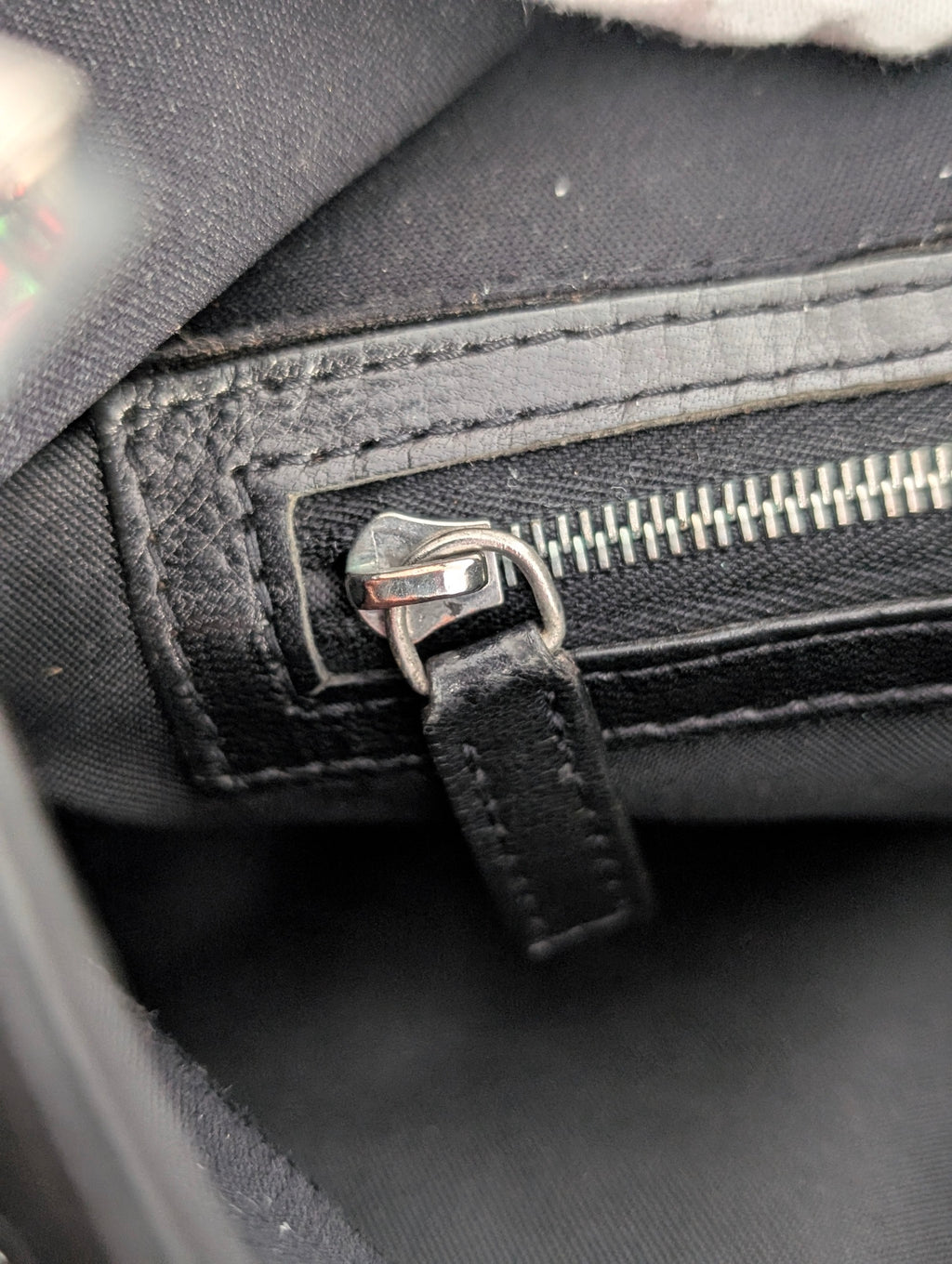 Fendi Baguette tela nera