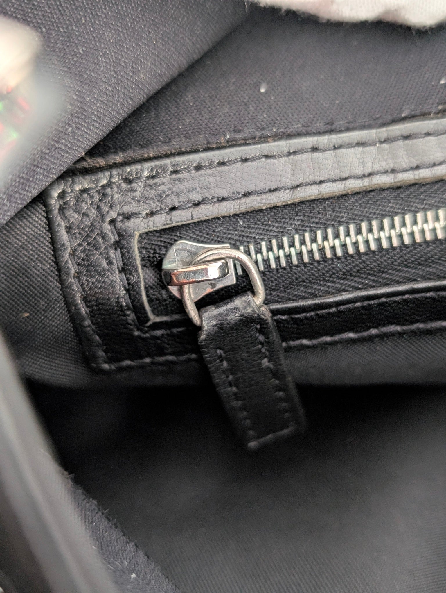 Fendi Baguette tela nera