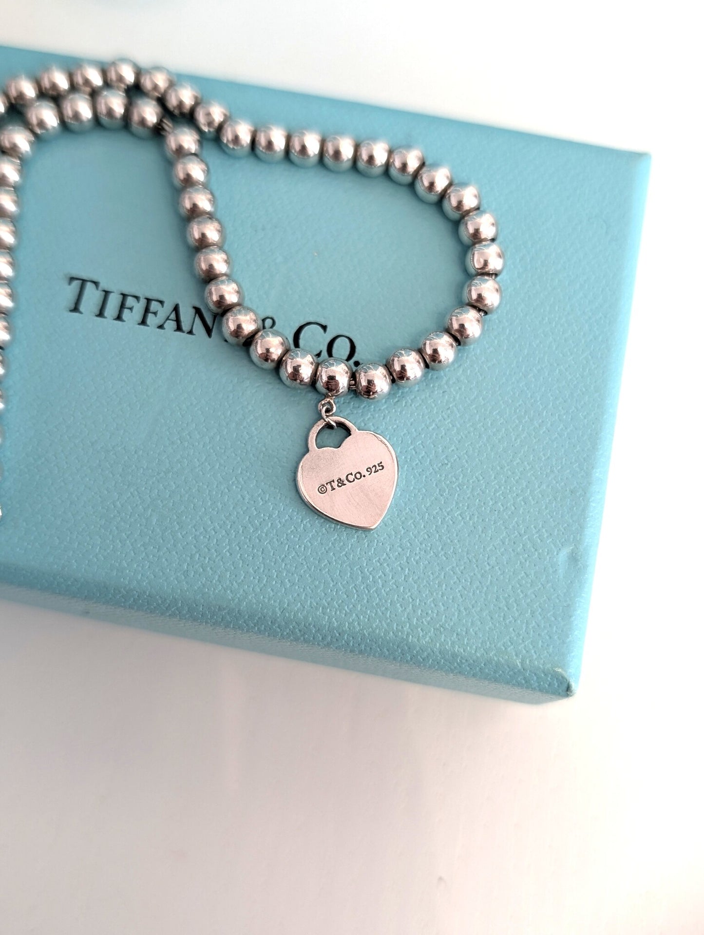 Tiffany Bracciale Bead Heart Tag Return to