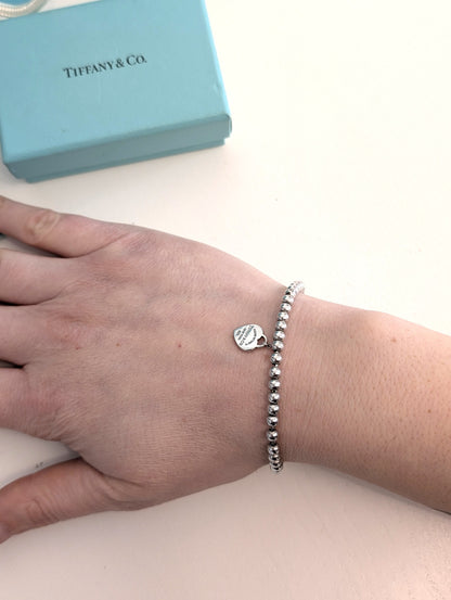 Tiffany Bracciale Bead Heart Tag Return to