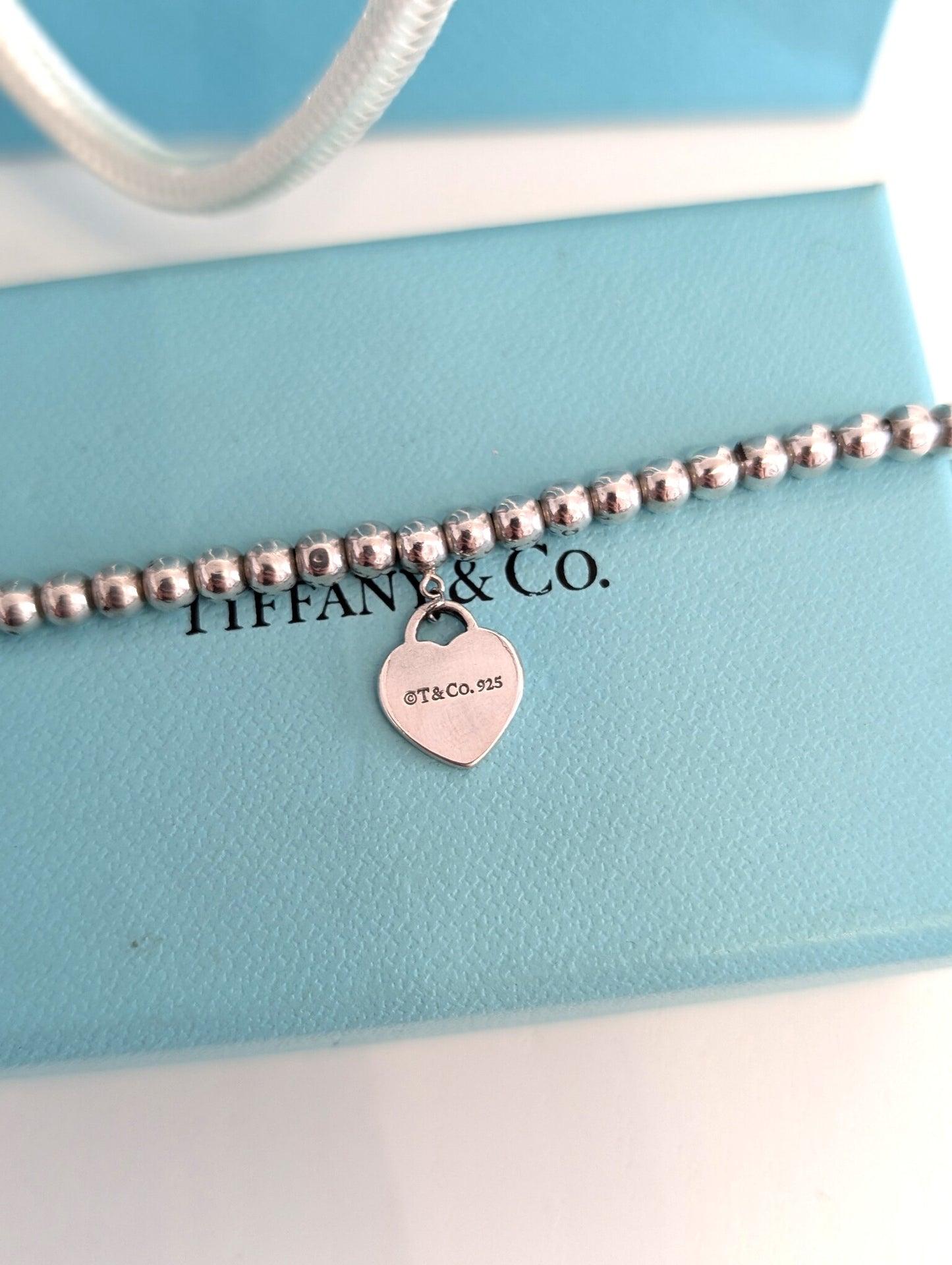 Tiffany Bracciale Bead Heart Tag Return to