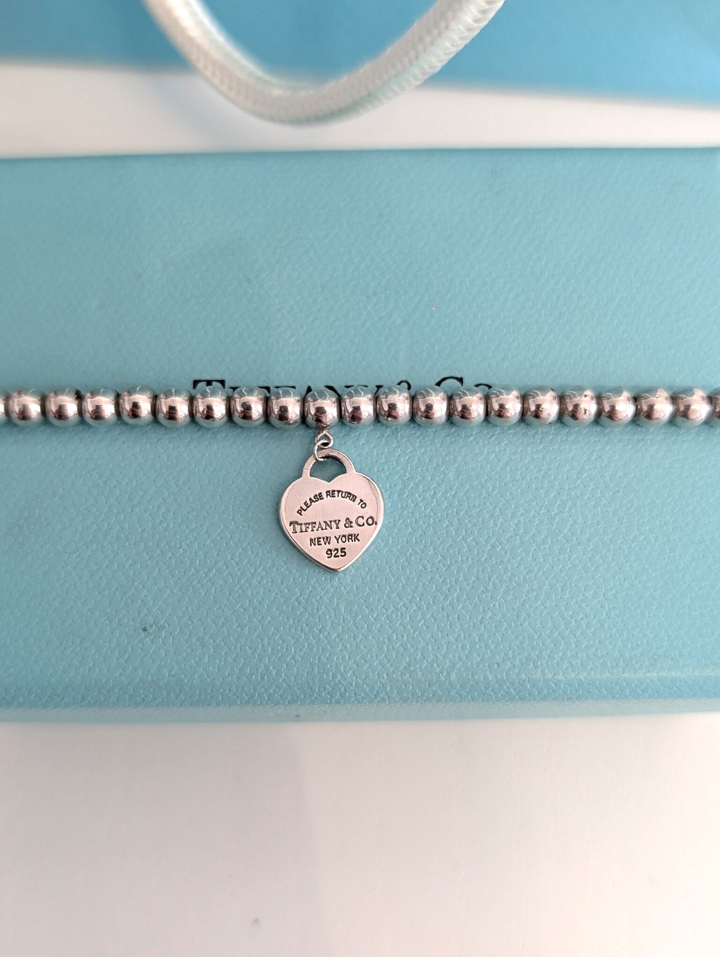 Tiffany Bracciale Bead Heart Tag Return to
