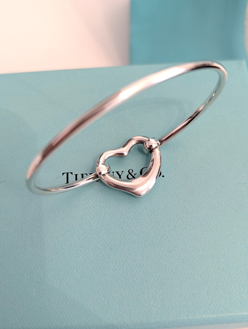 Bracciale Tiffany Open Heart con diamante Elsa Peretti