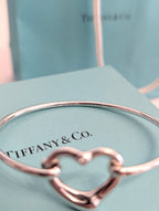 Bracciale Tiffany Open Heart con diamante Elsa Peretti