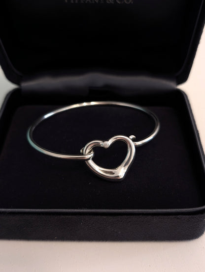 Elsa Peretti Open Heart Diamond Bracelet