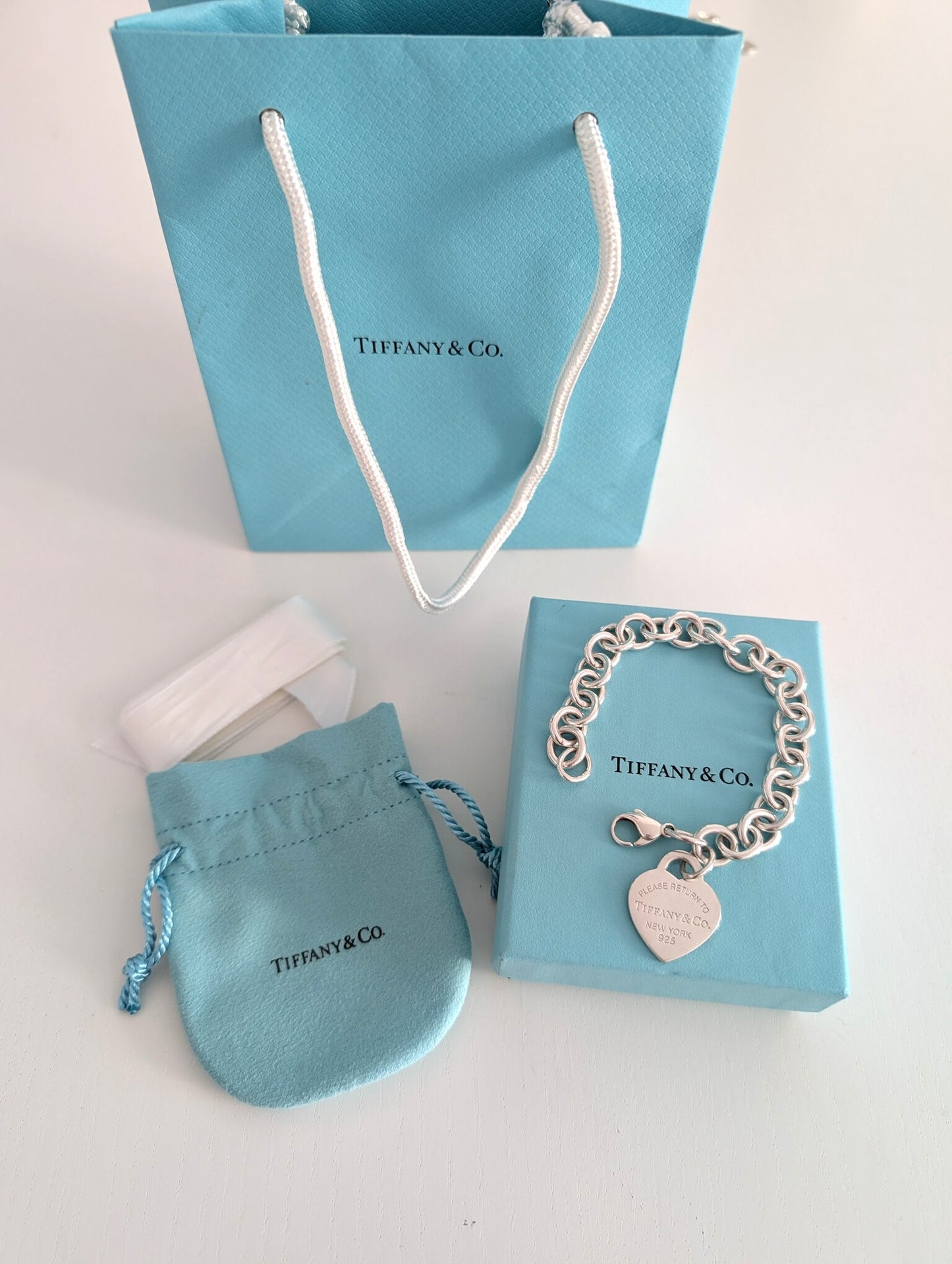 Tiffany bracciale Return to con moschettone