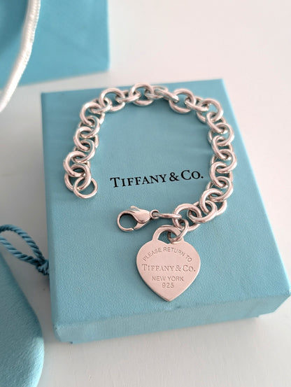 Tiffany bracciale Return to con moschettone