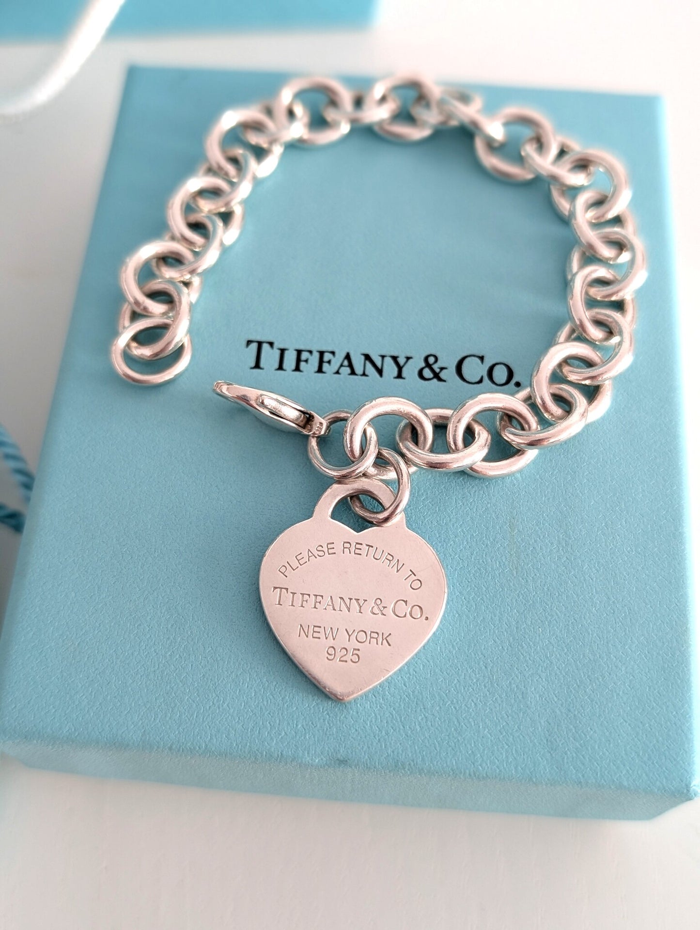 Tiffany bracciale Return to con moschettone