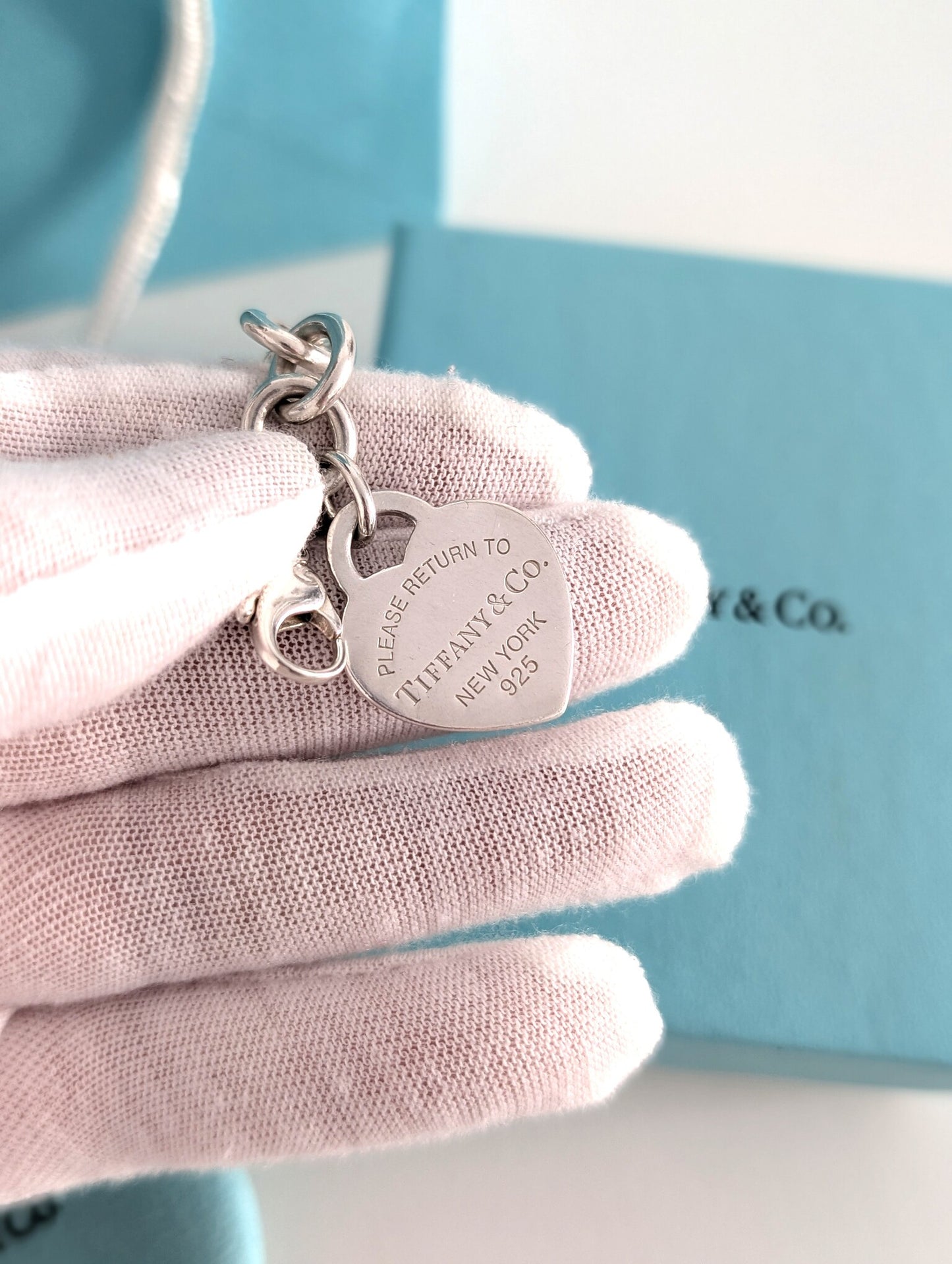 Tiffany bracciale Return to con moschettone