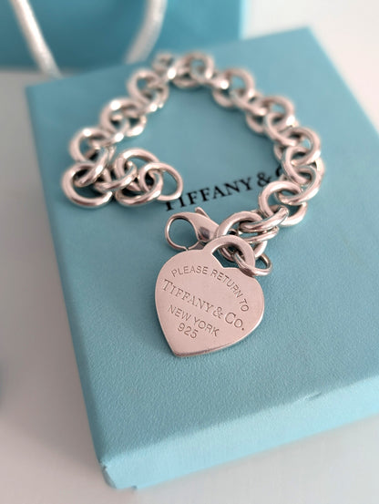 Tiffany bracciale Return to con moschettone