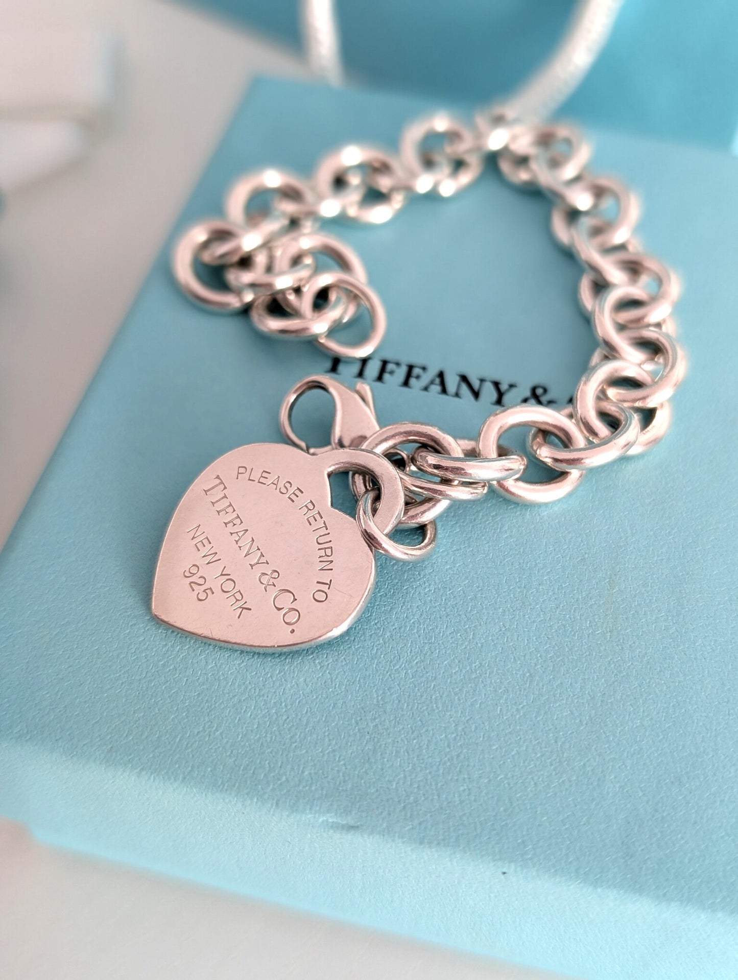 Tiffany bracciale Return to con moschettone
