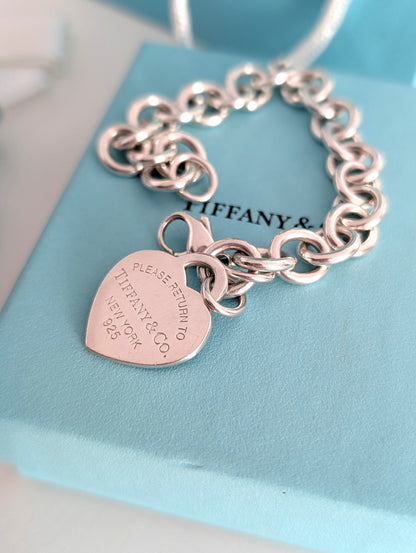 Tiffany bracciale Return to con moschettone