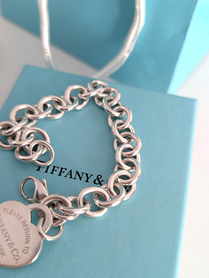 Tiffany bracciale Return to con moschettone