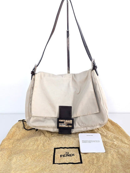 Fendi Mama tela panna chiusura pietre dure