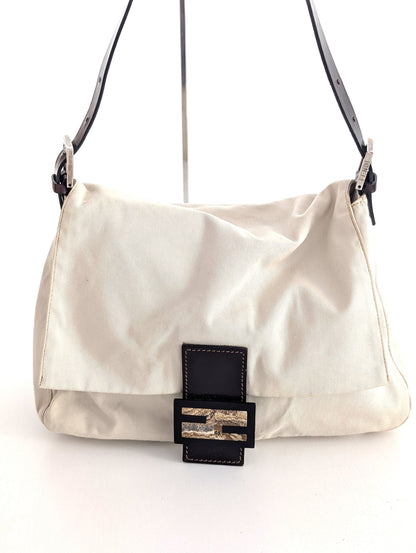 Fendi Mama tela panna chiusura pietre dure