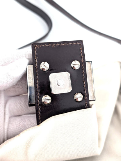 Fendi Mama tela panna chiusura pietre dure