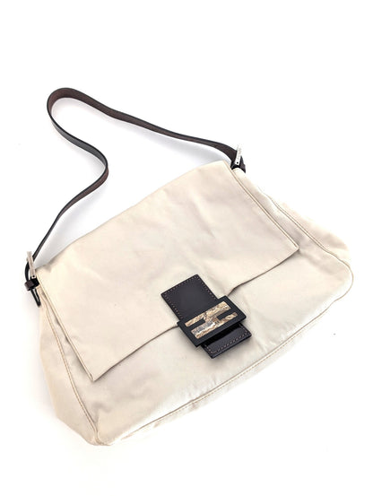 Fendi Mama tela panna chiusura pietre dure