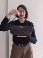Gucci Boat pochette grigio scuro