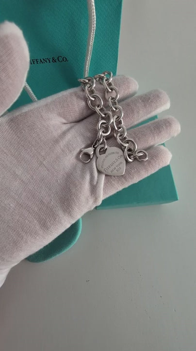 Tiffany bracciale Return to con moschettone