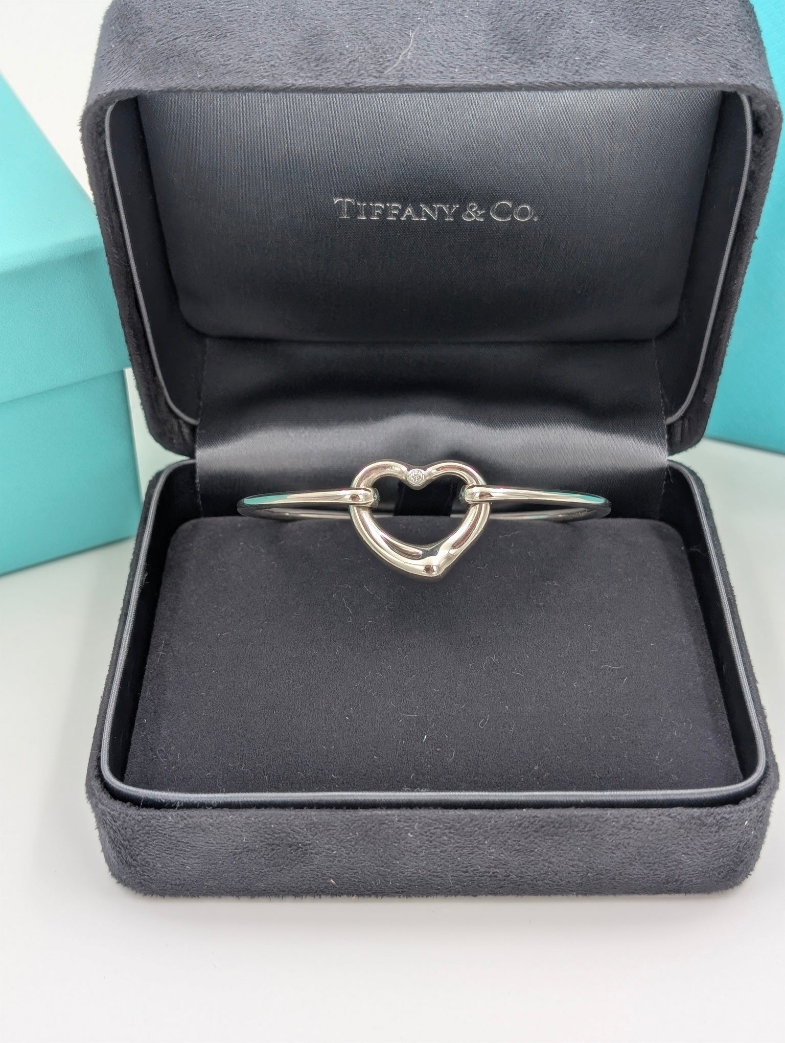 Bracciale Open Heart con diamante Elsa Peretti
